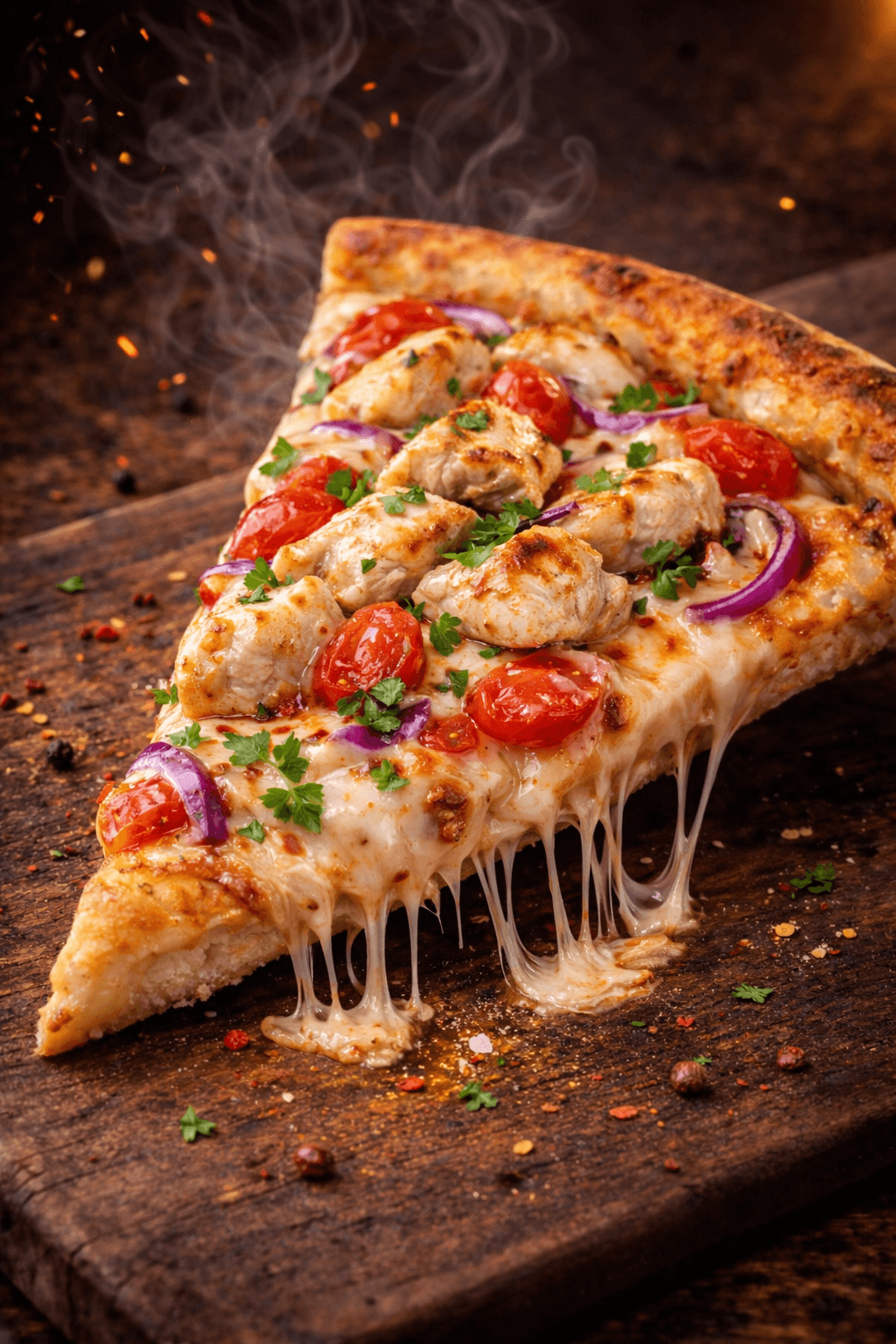 Chicken Pizza Slice